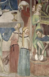 Satan Asking God to Tempt Job (detail)